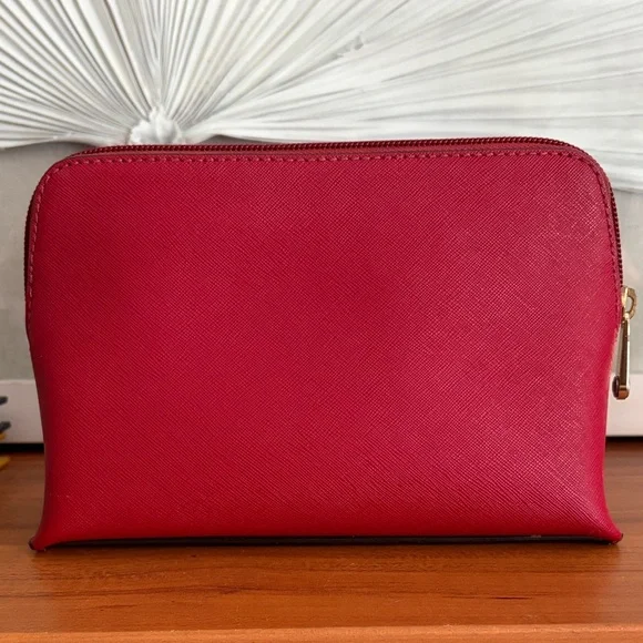 Henri Bendel Crimson Leather Clutch - Picture 4 of 9